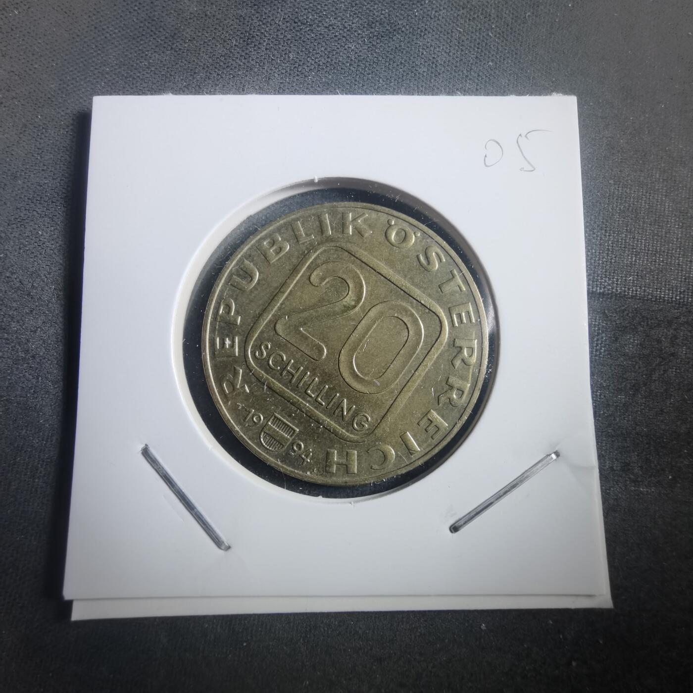 沼泽如烟--第904场 奥地利1994年20先令纪念币