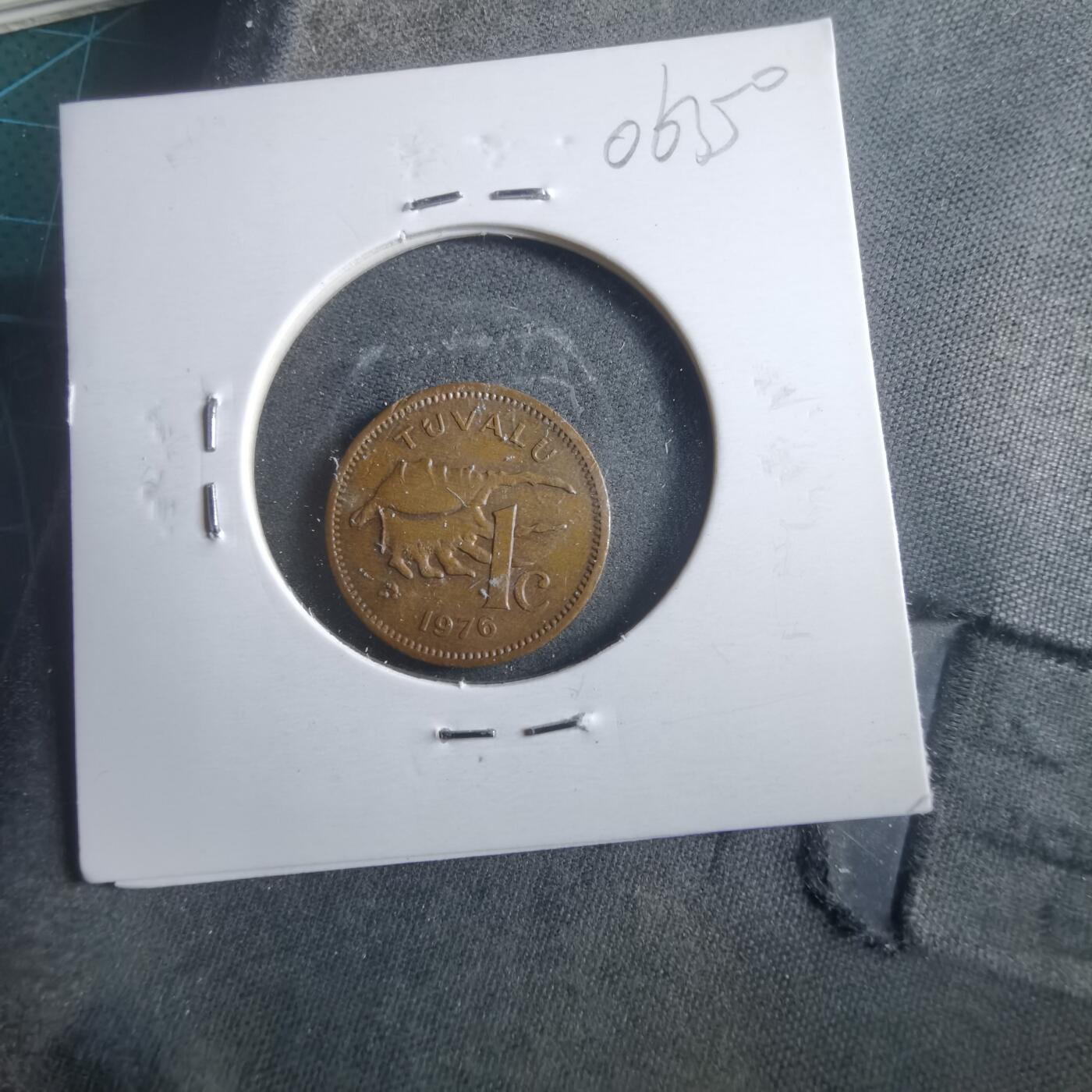 沼泽如烟--第906场 图瓦卢1976年一分