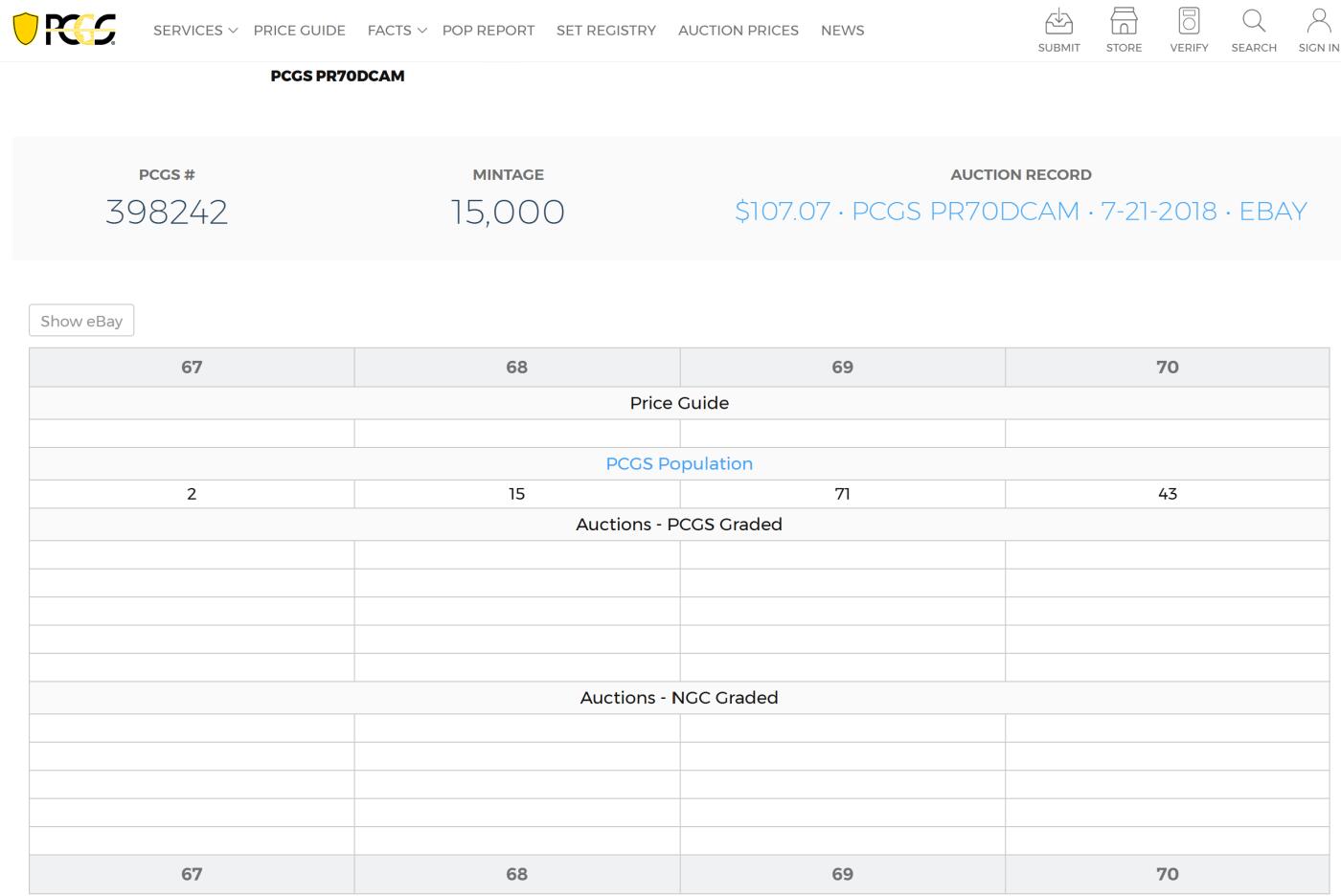 PThappally收藏第54次拍卖，英联邦地区硬币纸币 澳大利亚 1999 10分 8.36 g 银币 PCGS PR69DCAM