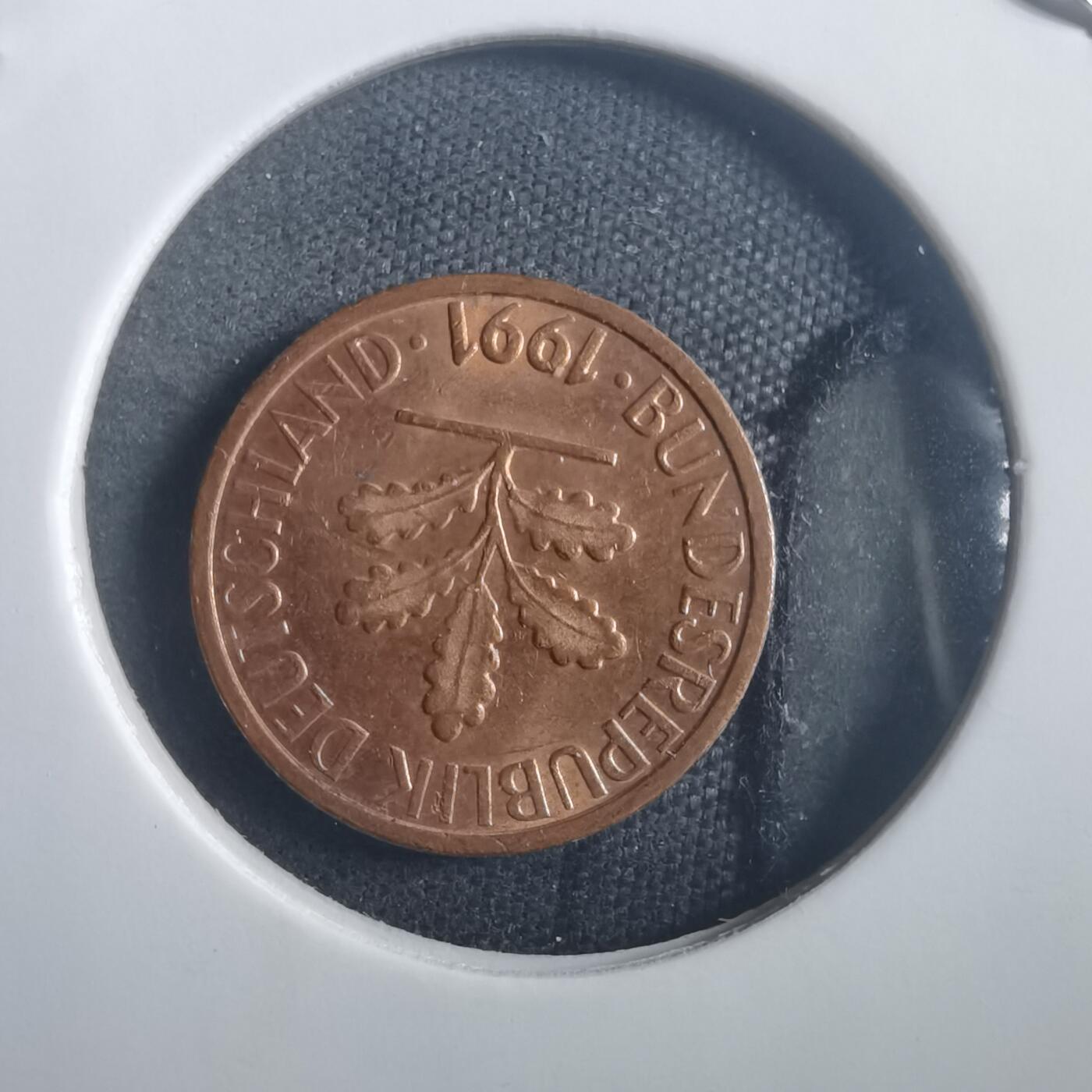 沼泽如烟--第904场 德国1991年1芬尼