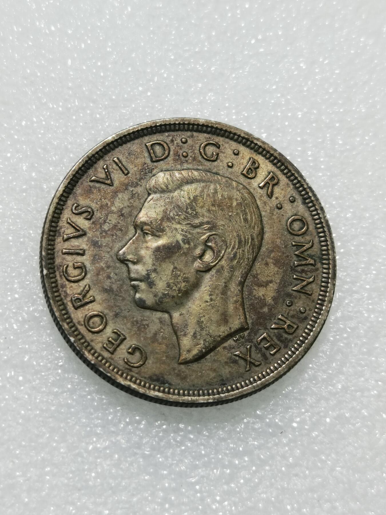 天下钱庄专场欢迎参拍 英国乔治六世登基克朗银币