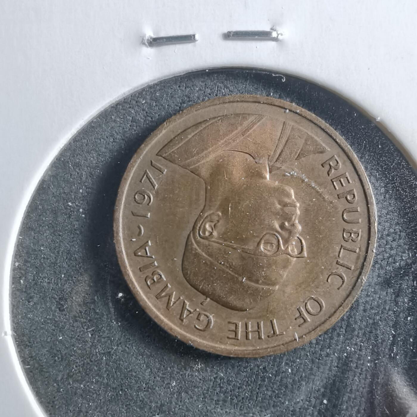 沼泽如烟--第906场 冈比亚1971年1布图