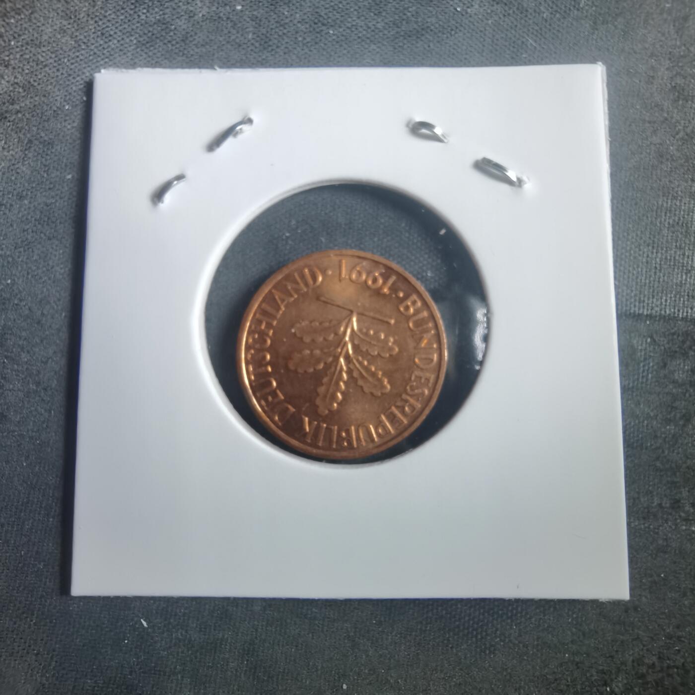 沼泽如烟--第904场 德国1991年2芬尼