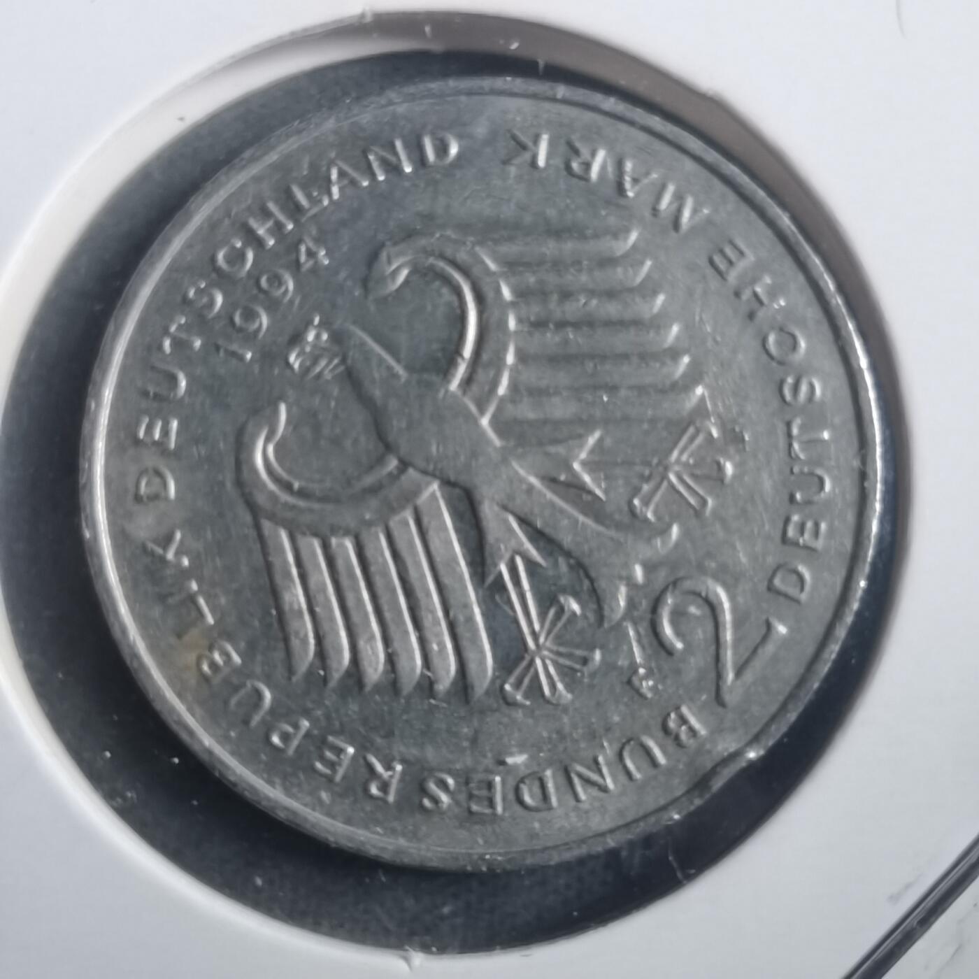 沼泽如烟--第904场 德国1994年2马克