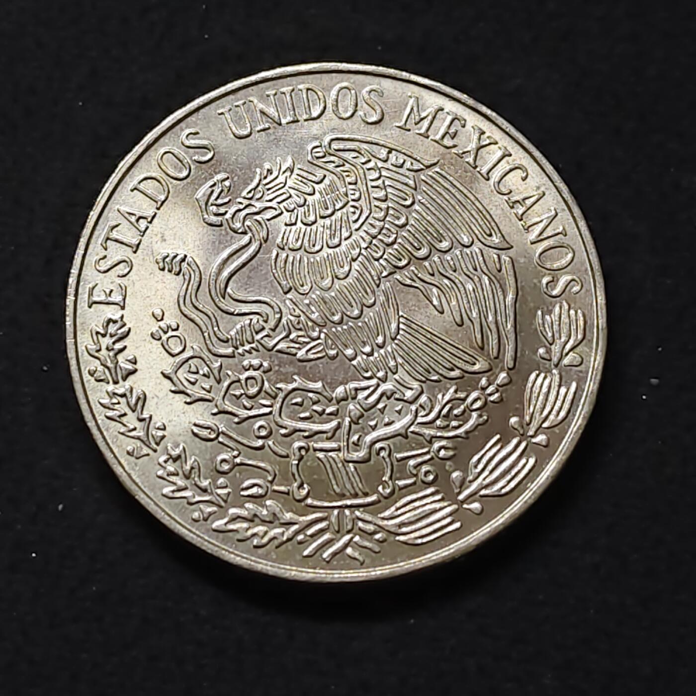 【全场包邮】纯粹捡漏拍478场（免费代拍第15场） 墨西哥1972年5比索文森特·格雷罗 大尺寸BU品相