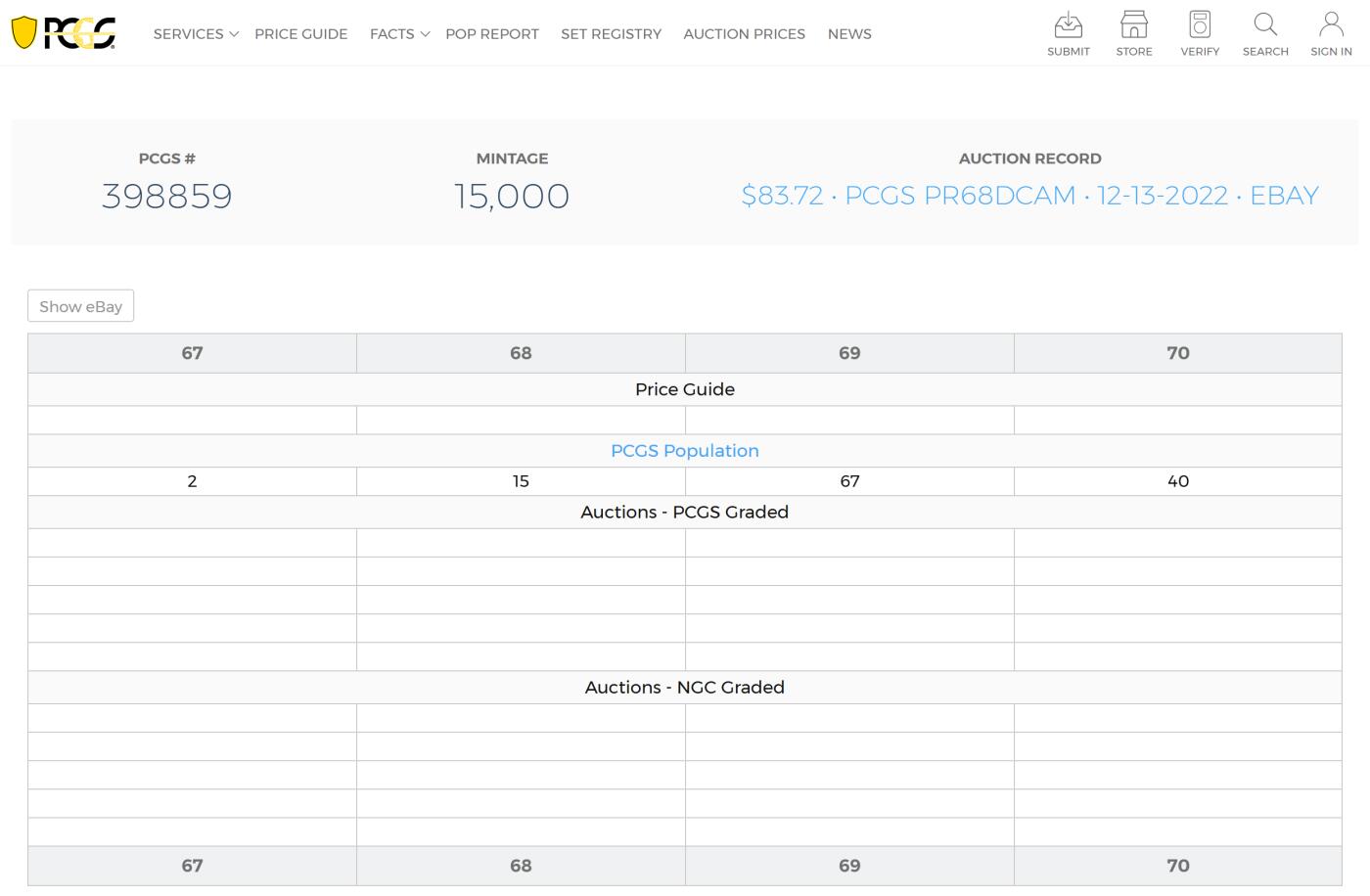 PThappally收藏第54次拍卖，英联邦地区硬币纸币 澳大利亚 1998 20分 13.36 g 银币 PCGS PR69DCAM