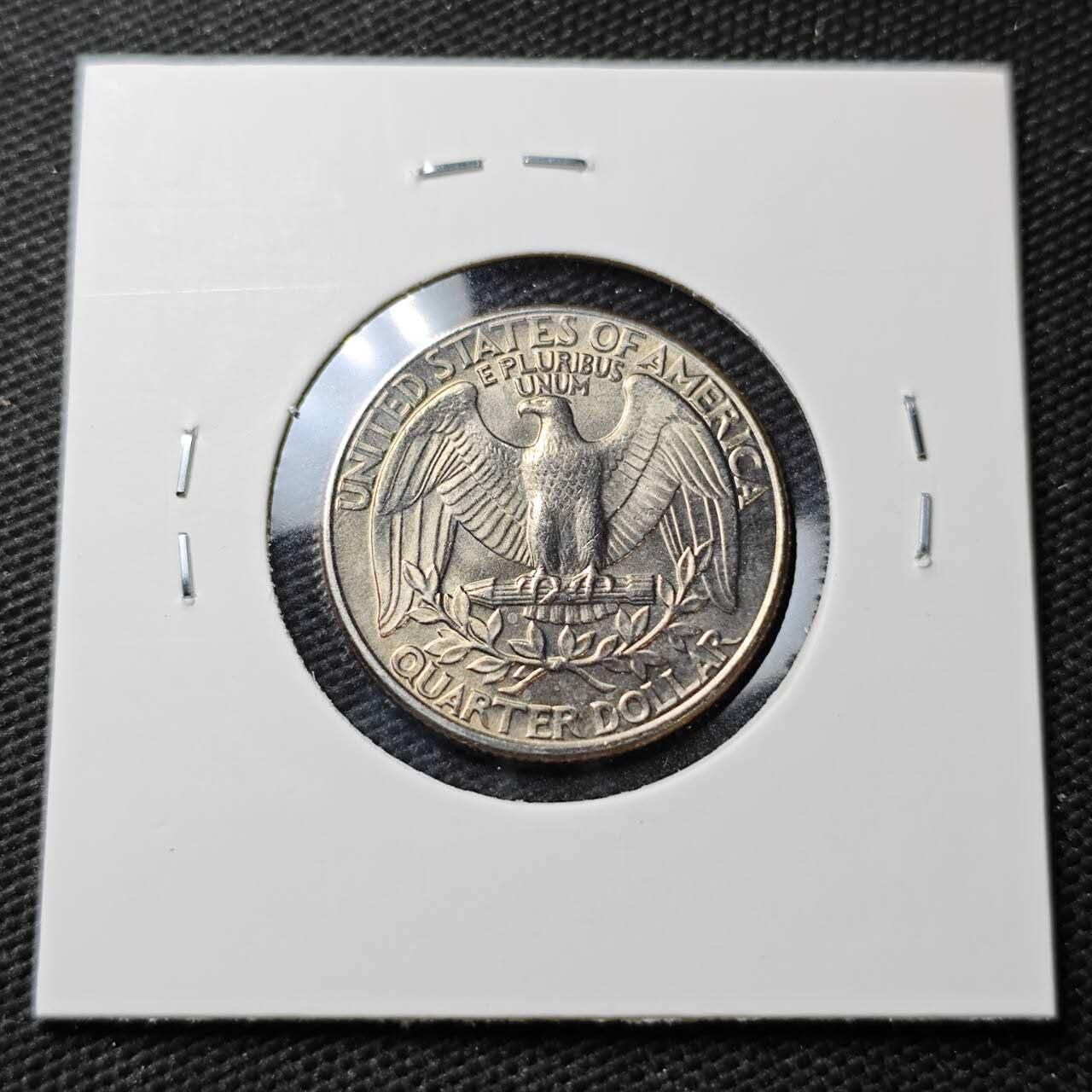 KK钱币收藏小铺  第372场  2月预留时间 周末发货  1990美国25分 好品