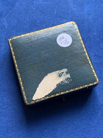 《竞宝斋》第438场 周日，周一，周二 3场连拍 （全场包邮） 1905年法国埃佩尔奈国际音乐纪念银章 45克 45mm 丰饶角银标 带盒