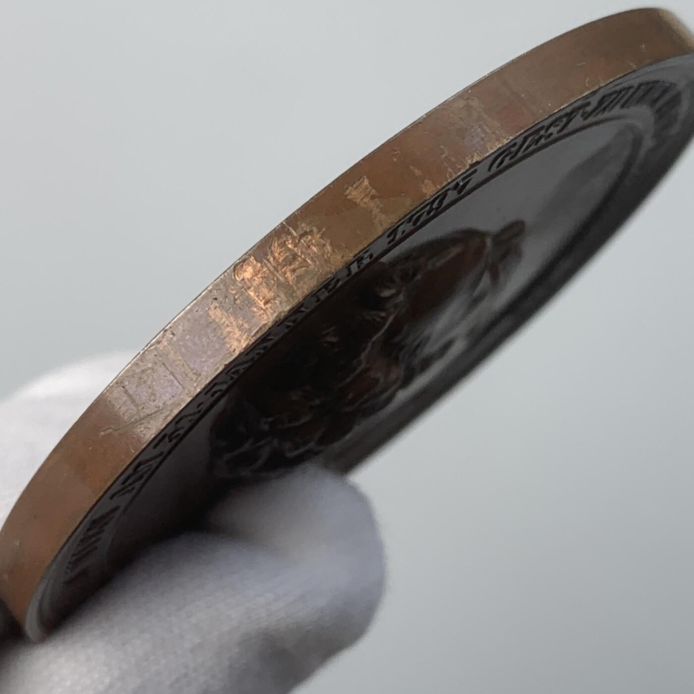 掌中浮雕-藏着的欧洲第042场 1872年维也纳中央公园舒伯特纪念碑落成纪念铜章 , 64mm,  章牌大师 J. Tautenhayn  作品