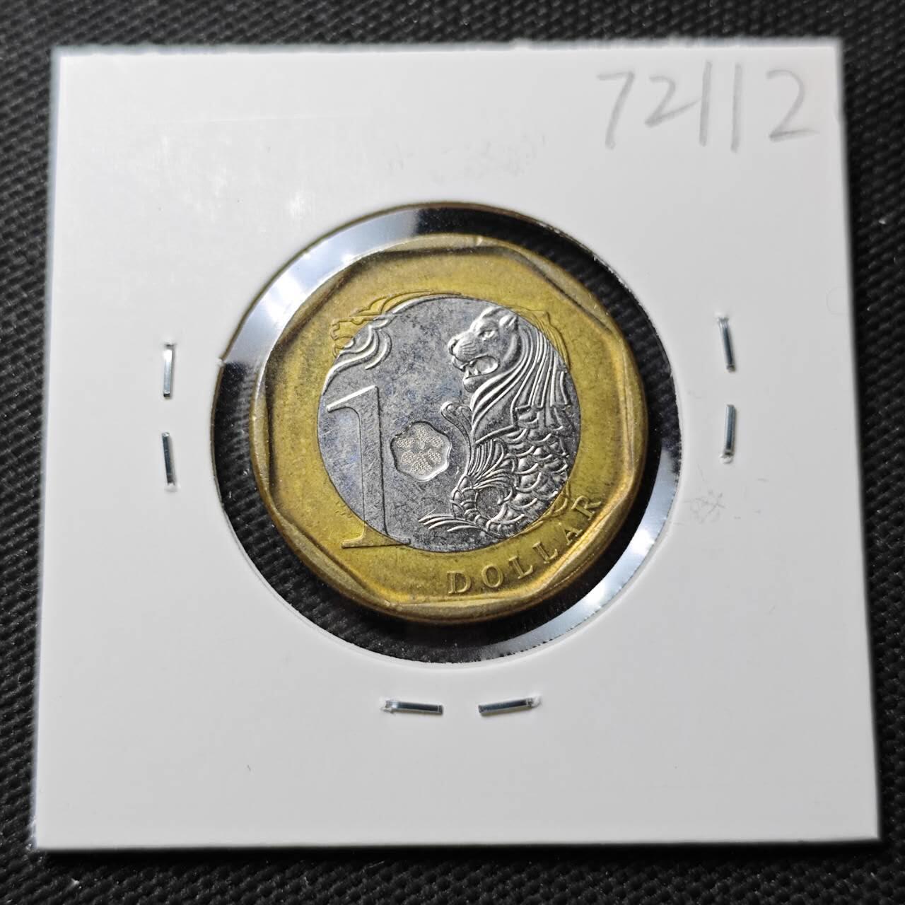 KK钱币收藏小铺  第372场  2月预留时间 周末发货  新加坡1元