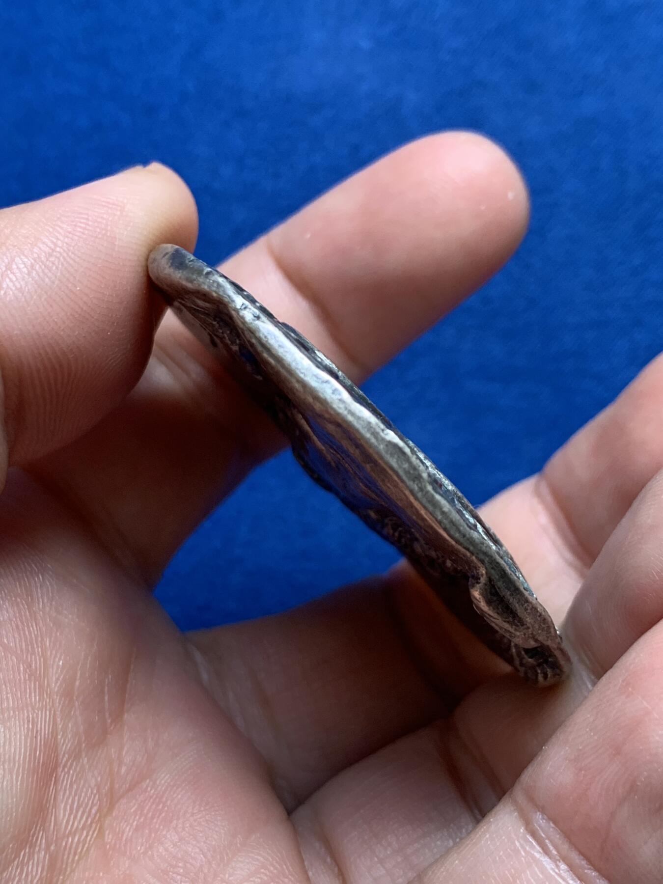 《竞宝斋》第438场 周日，周一，周二 3场连拍 （全场包邮） 意大利国家奥林匹克委员会纪念章 60.4克 50mm