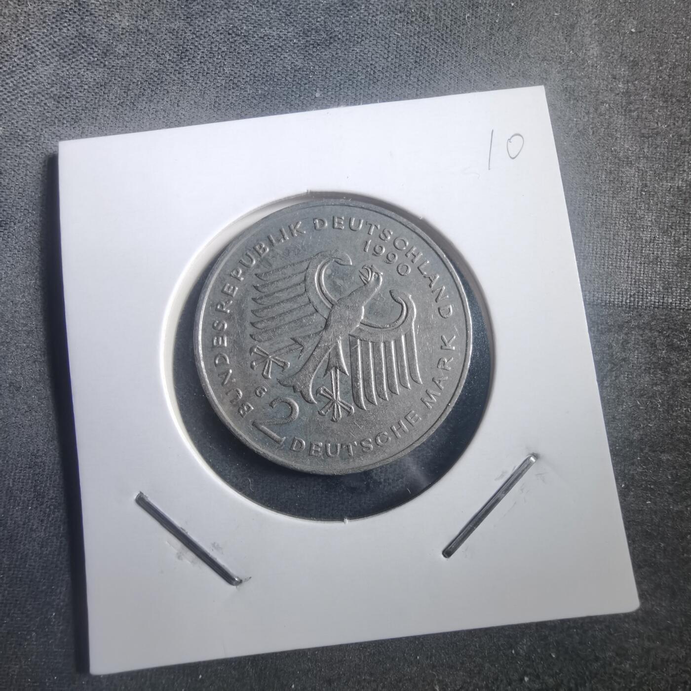 沼泽如烟--第904场 德国1990年2马克