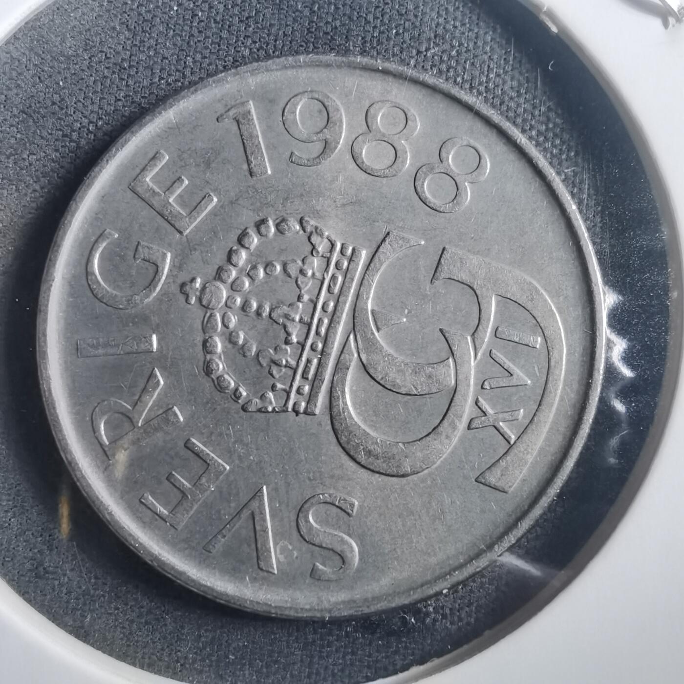 沼泽如烟--第904场 瑞典1988年5克朗