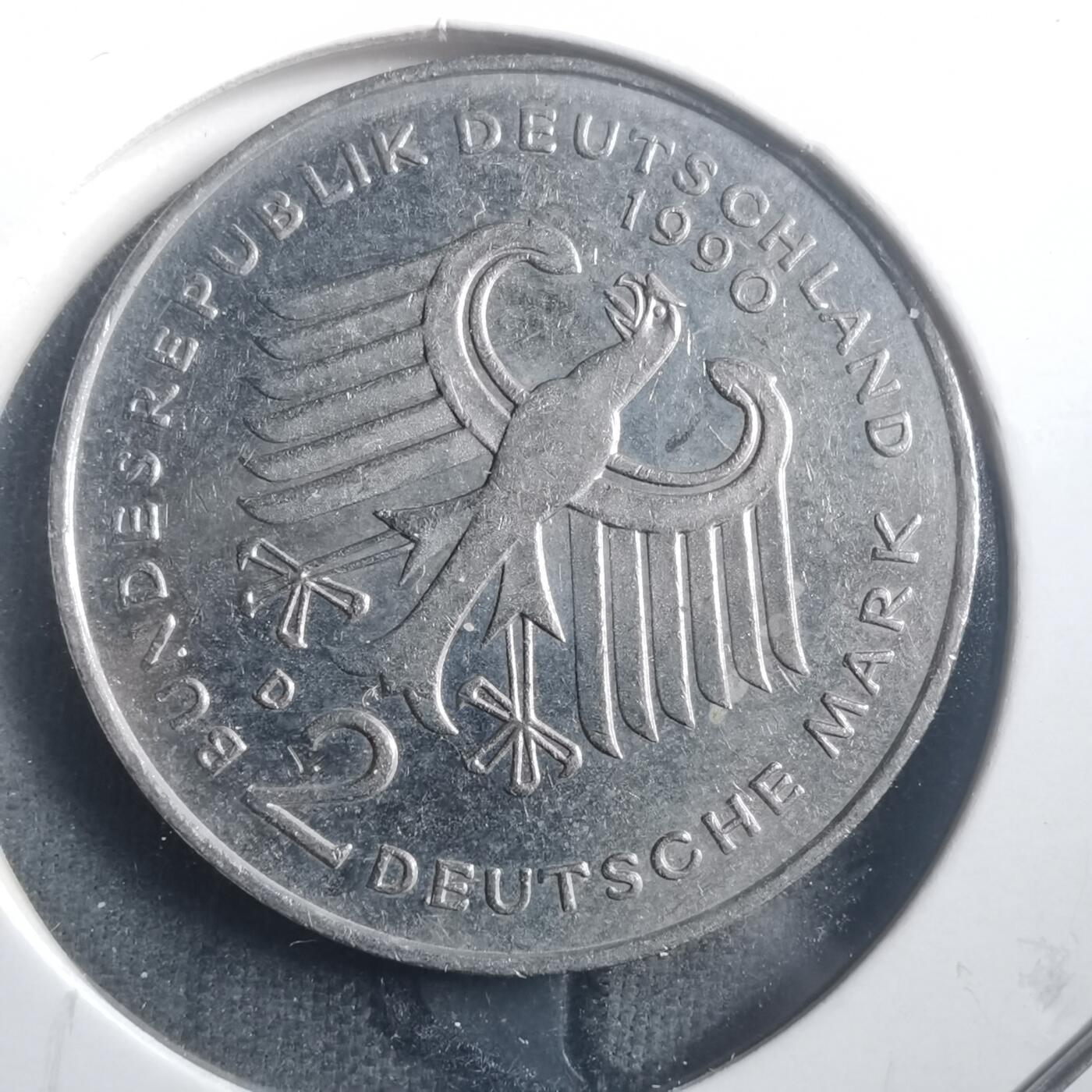 沼泽如烟--第904场 德国1990年2马克