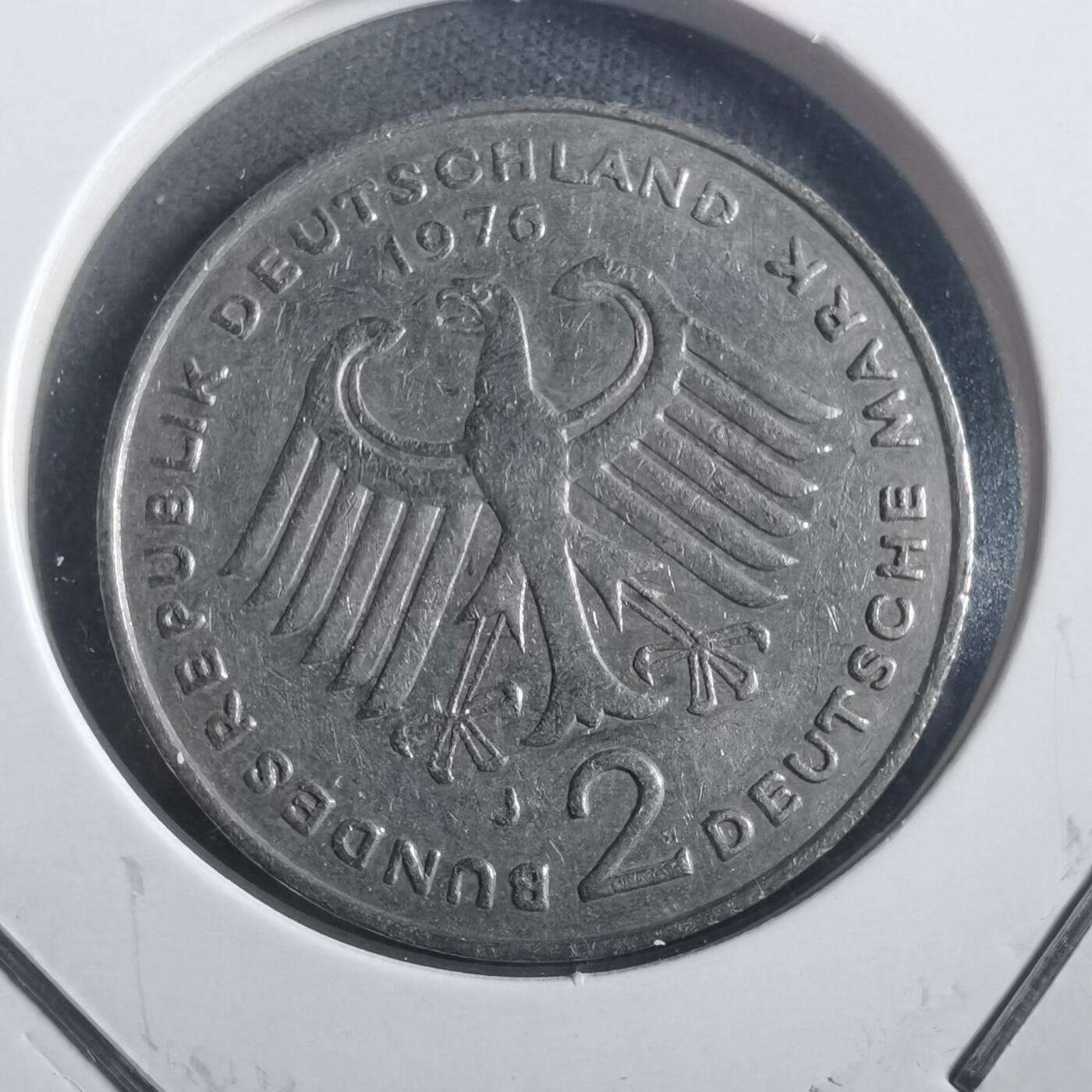 沼泽如烟--第904场 德国1976年2马克