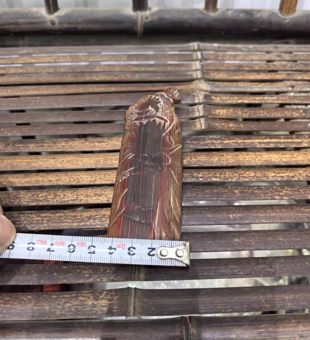 兰馨堂古玩杂项专场 竹雕竹铲摆件