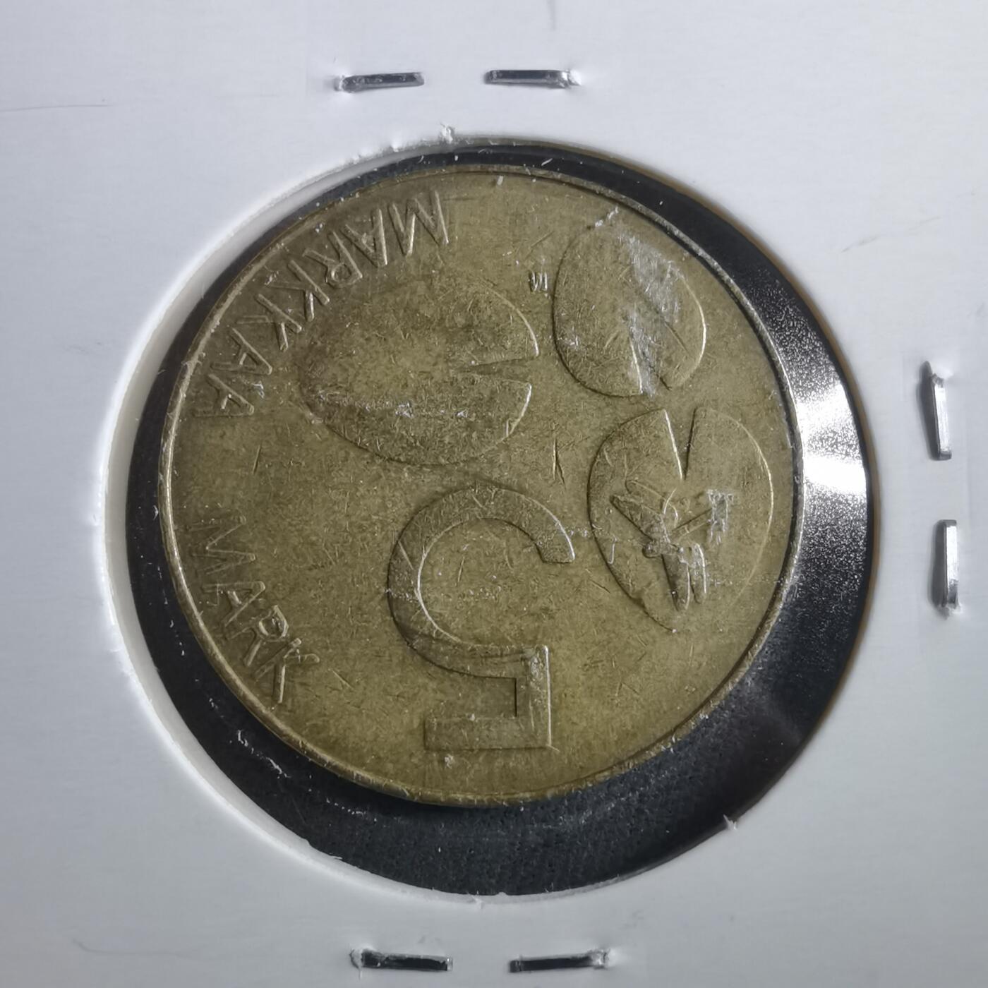 沼泽如烟--第906场 芬兰1995年5马克