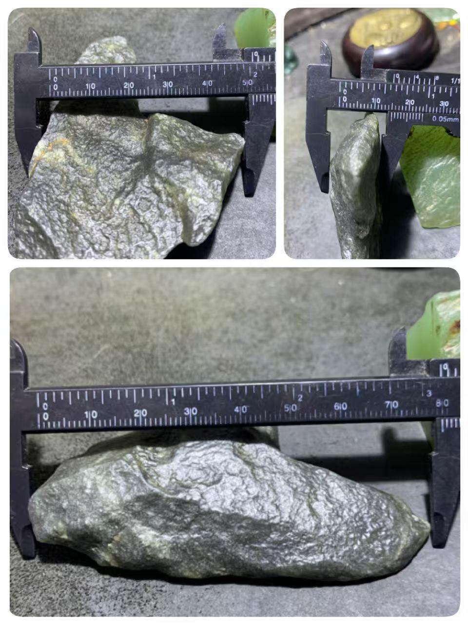 新疆戈壁风化纹和田玉青花玉原石一颗，，，