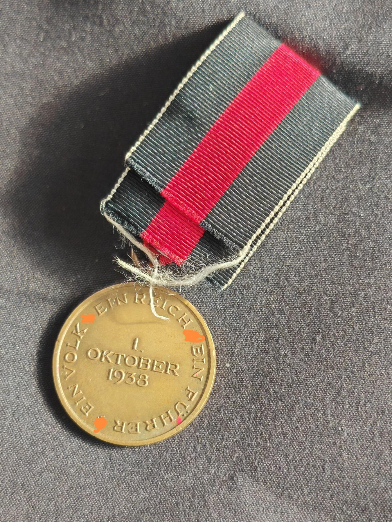 时顺第二十五拍 德国鲜花战争奖章系列——合并苏台德奖章