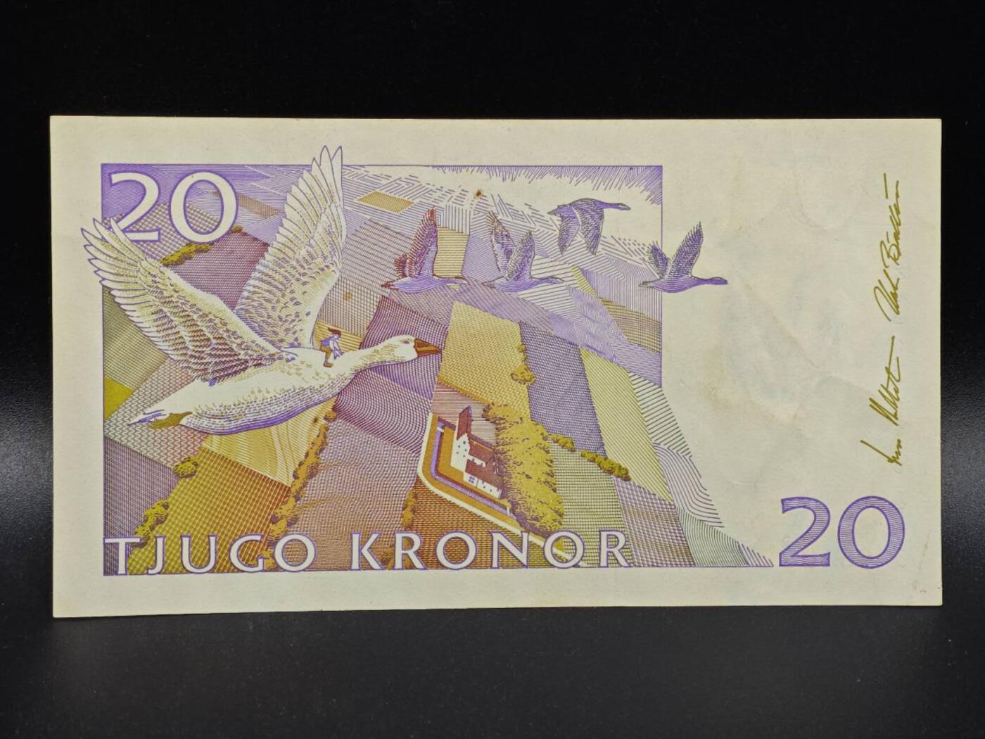 【淘币小摊】限时拍第八百拍  纸币场  满百包邮可预留两周  周一统一发货  瑞典20克朗骑鹅旅行记