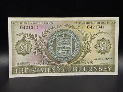 【淘币小摊】限时拍第八百拍  纸币场  满百包邮可预留两周  周一统一发货  - 根西岛1镑