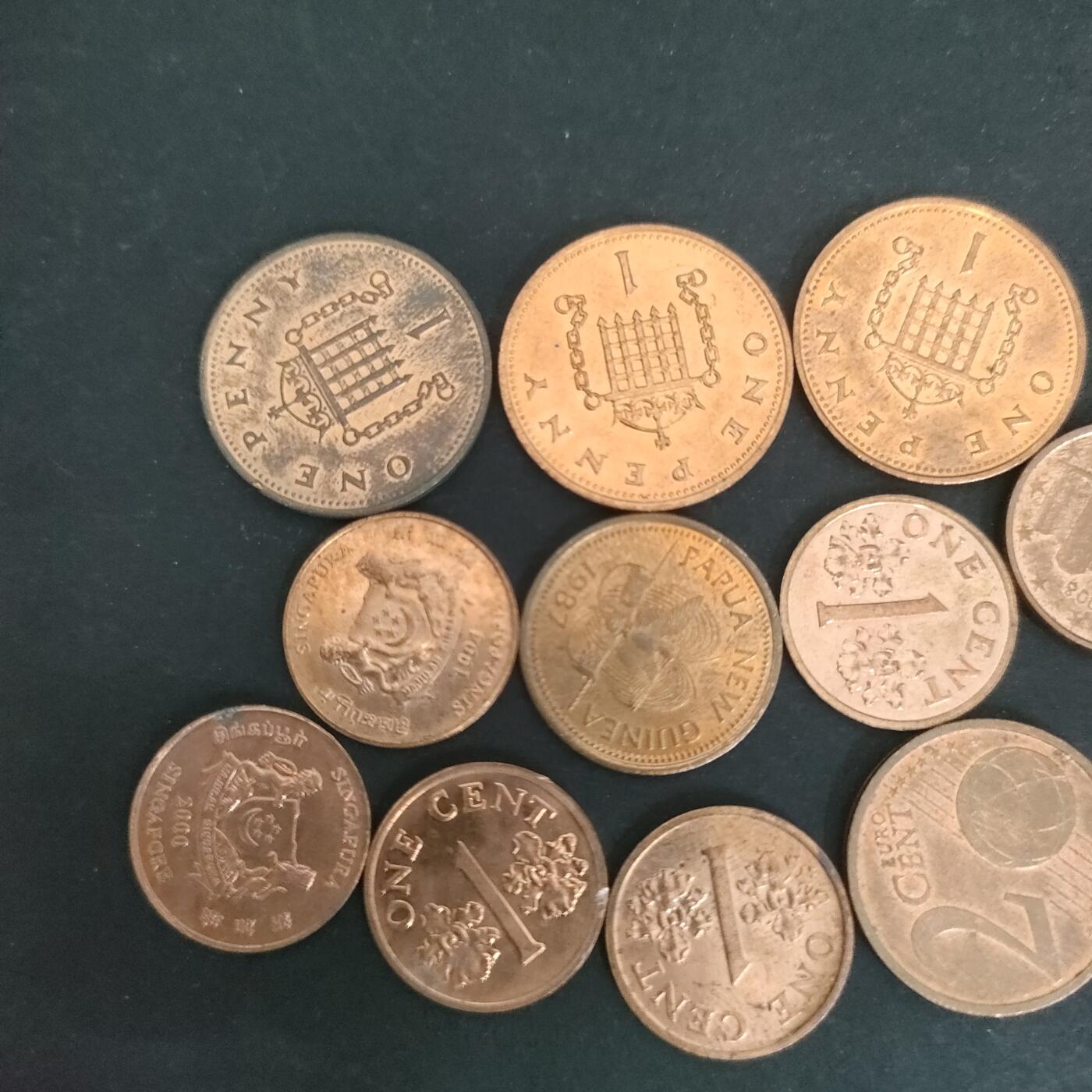 猩哥外币小铺➨【第202场】 钱币12个