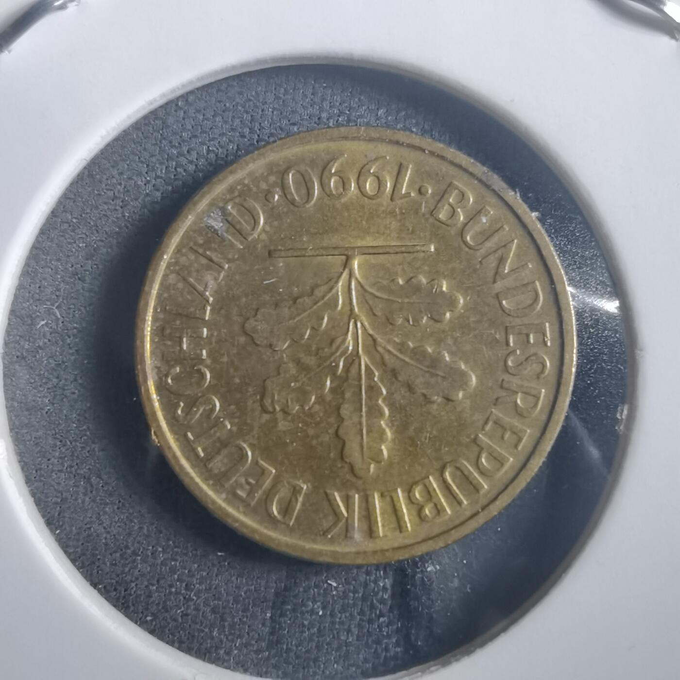 沼泽如烟--第904场 德国1990年5芬尼