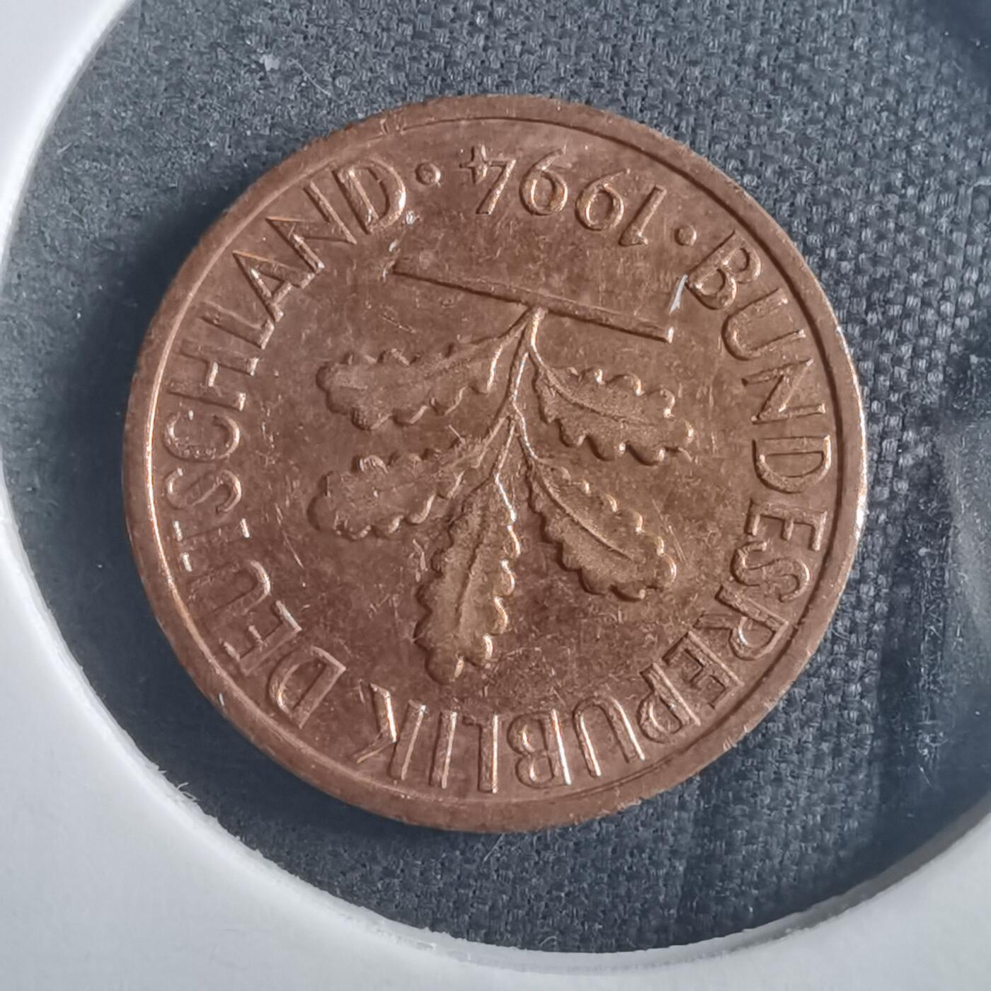 沼泽如烟--第904场 德国1994年1芬尼