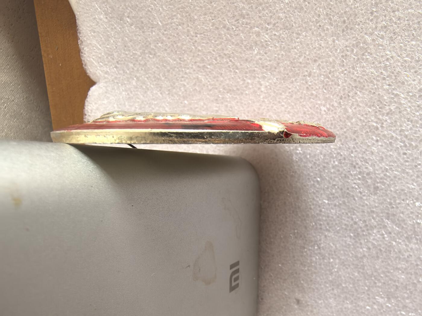 红色像章专场.包老包真.文革时期.实图拍摄.特价惠友 毛主席像章直径约66MM 编号280001