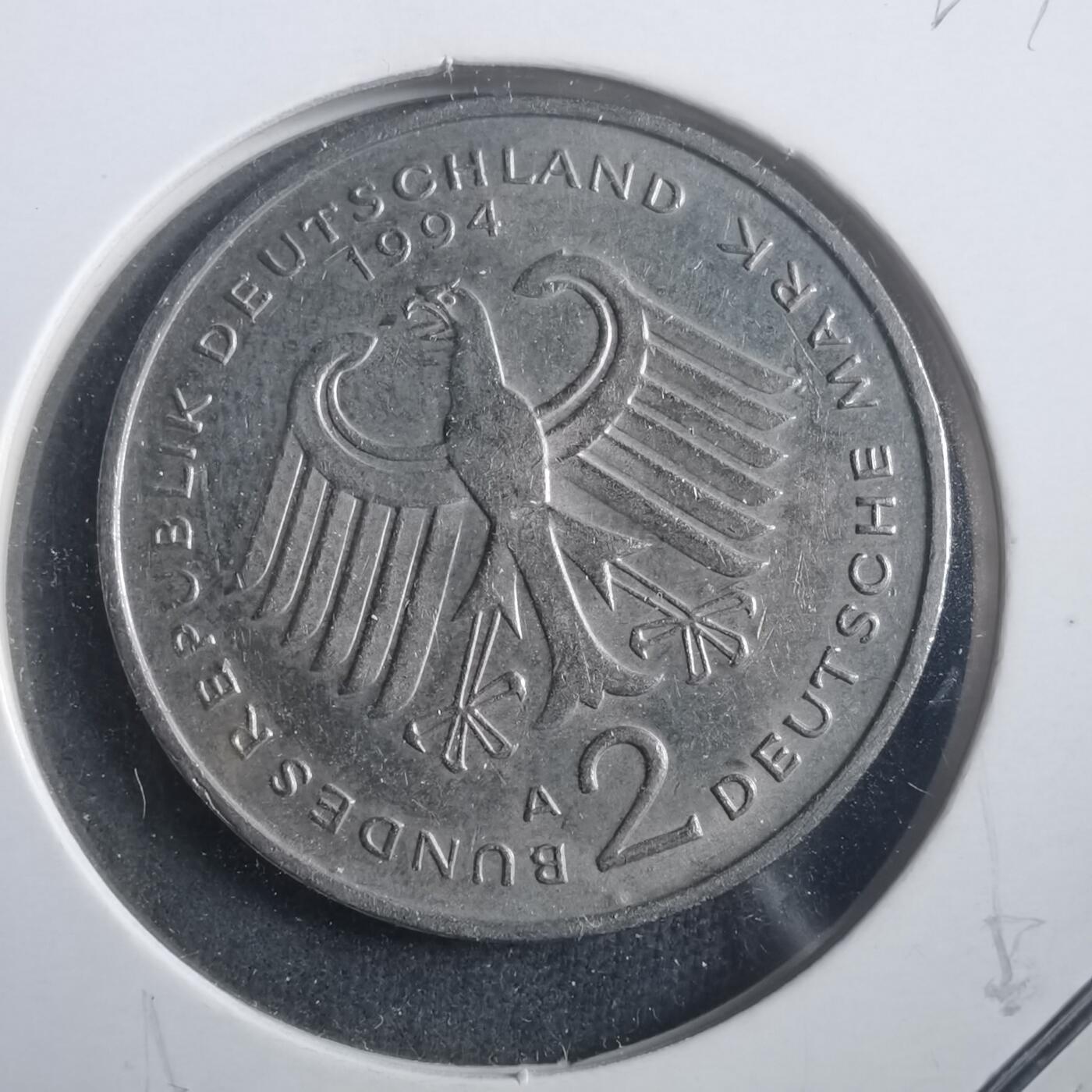 沼泽如烟--第904场 德国1994年2马克