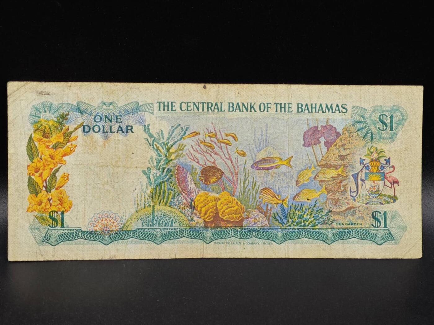 【淘币小摊】限时拍第八百拍  纸币场  满百包邮可预留两周  周一统一发货  巴哈马1972年1元