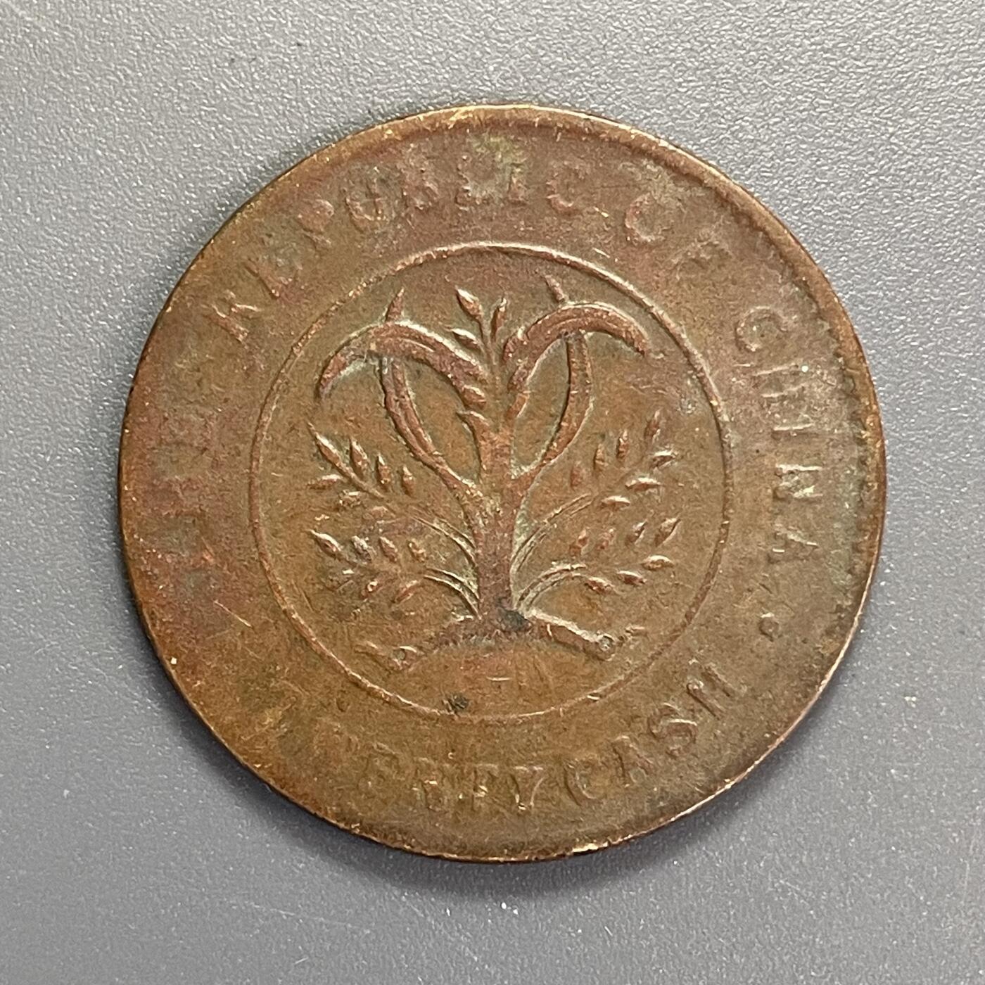 回流1115 民国湖南省造 当制钱二十文