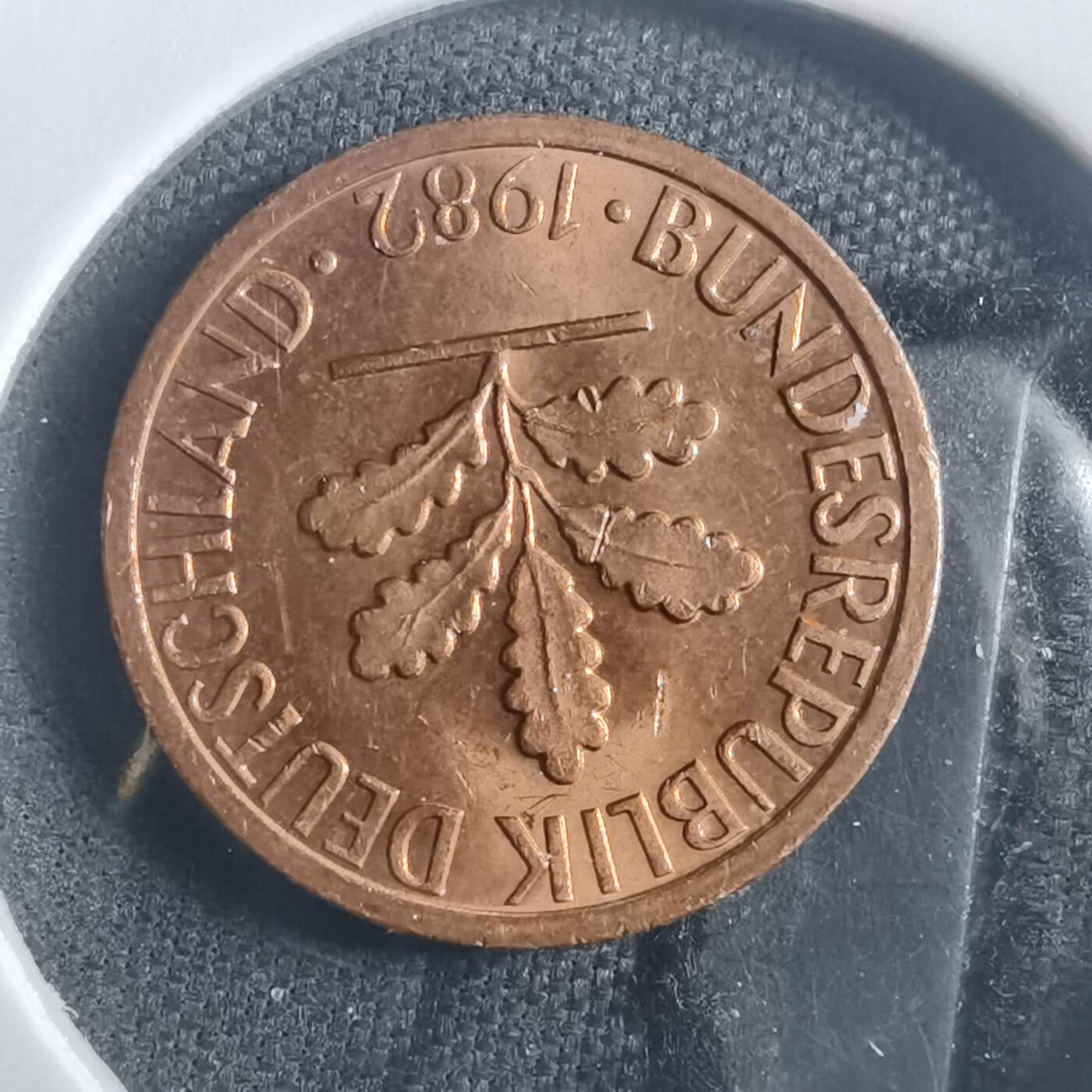 沼泽如烟--第904场 德国1982年1芬尼