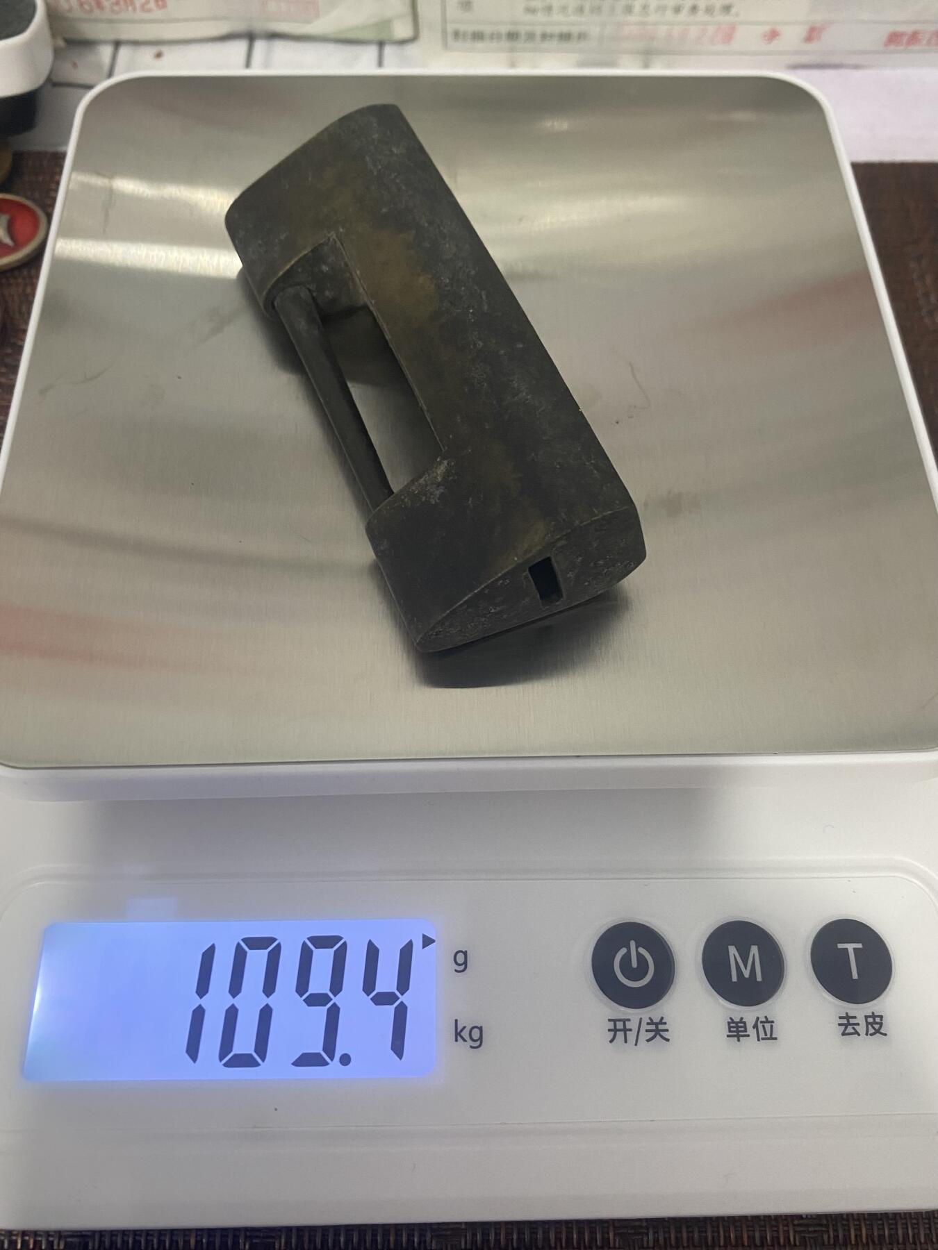 江南站杂件场 铜锁无钥匙