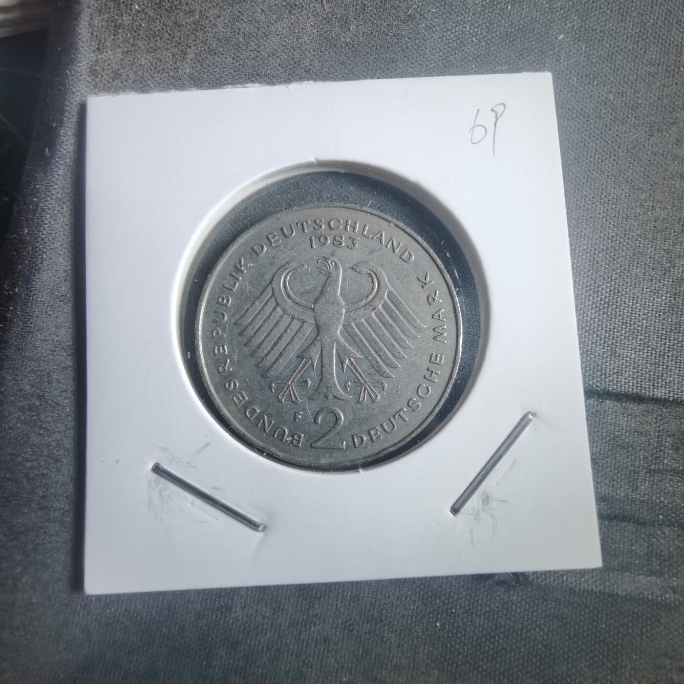 沼泽如烟--第904场 德国1983年2马克