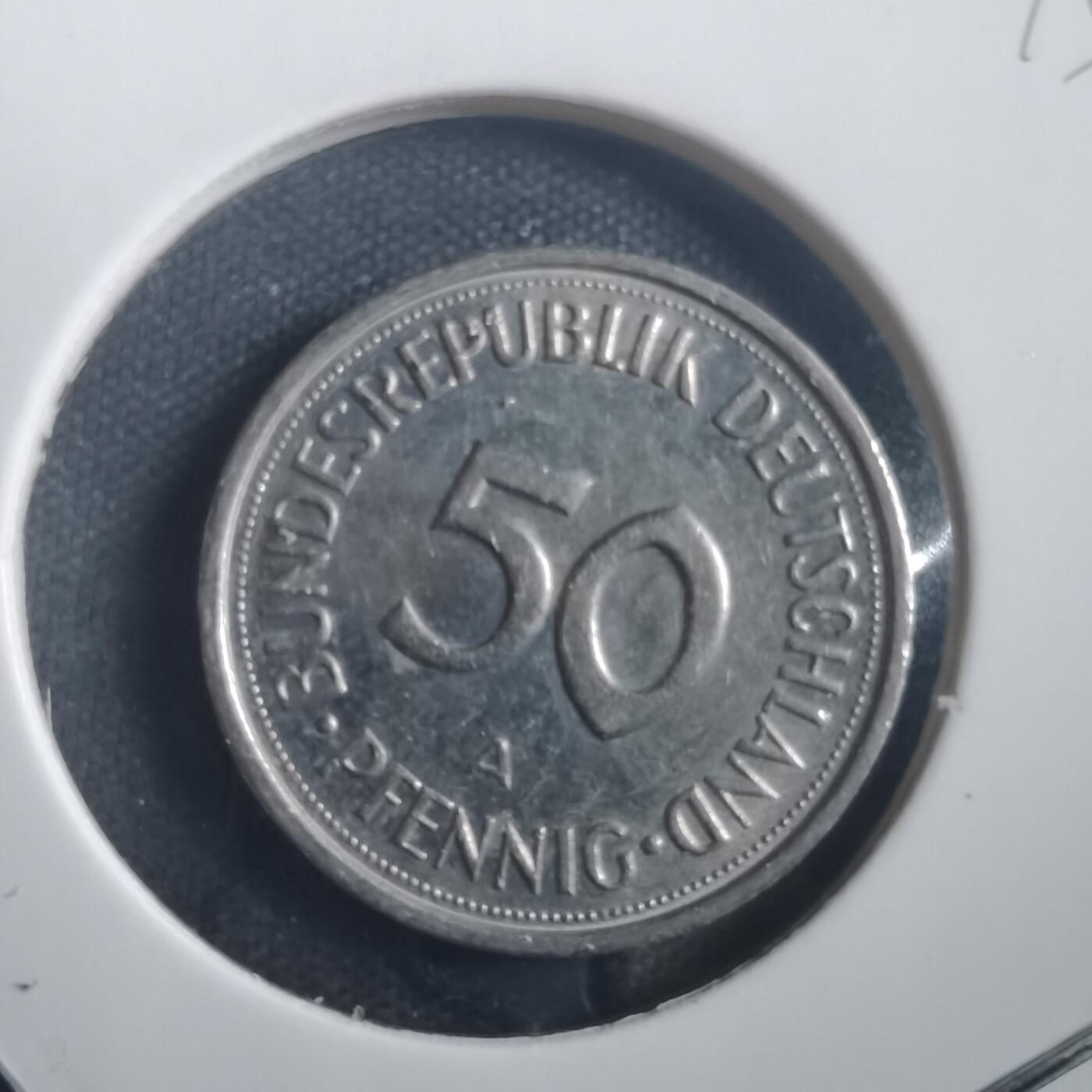 沼泽如烟--第904场 德国1990年50芬尼