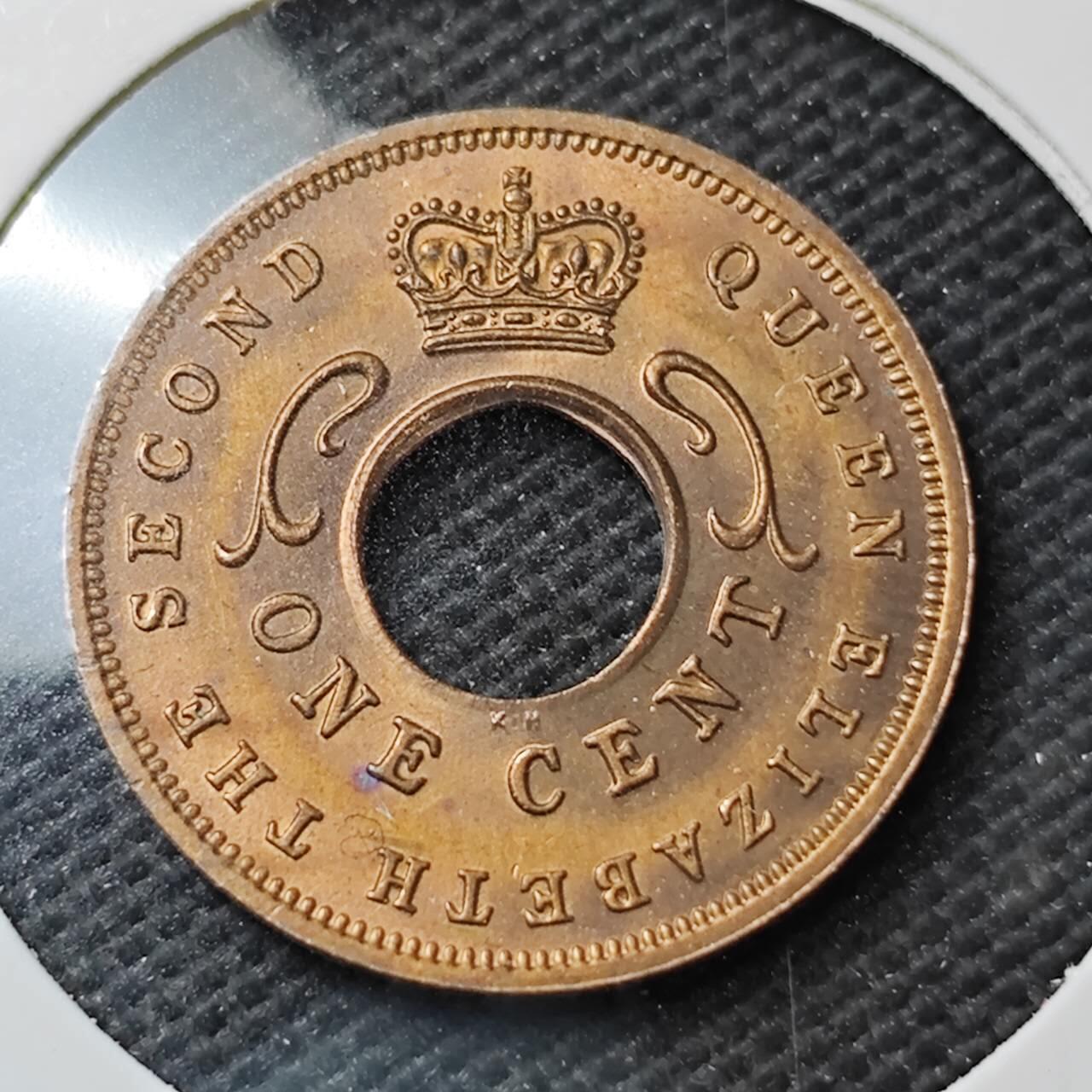 KK钱币收藏小铺  第371场  2月预留时间 周末发货  1959英属东非1分铜币