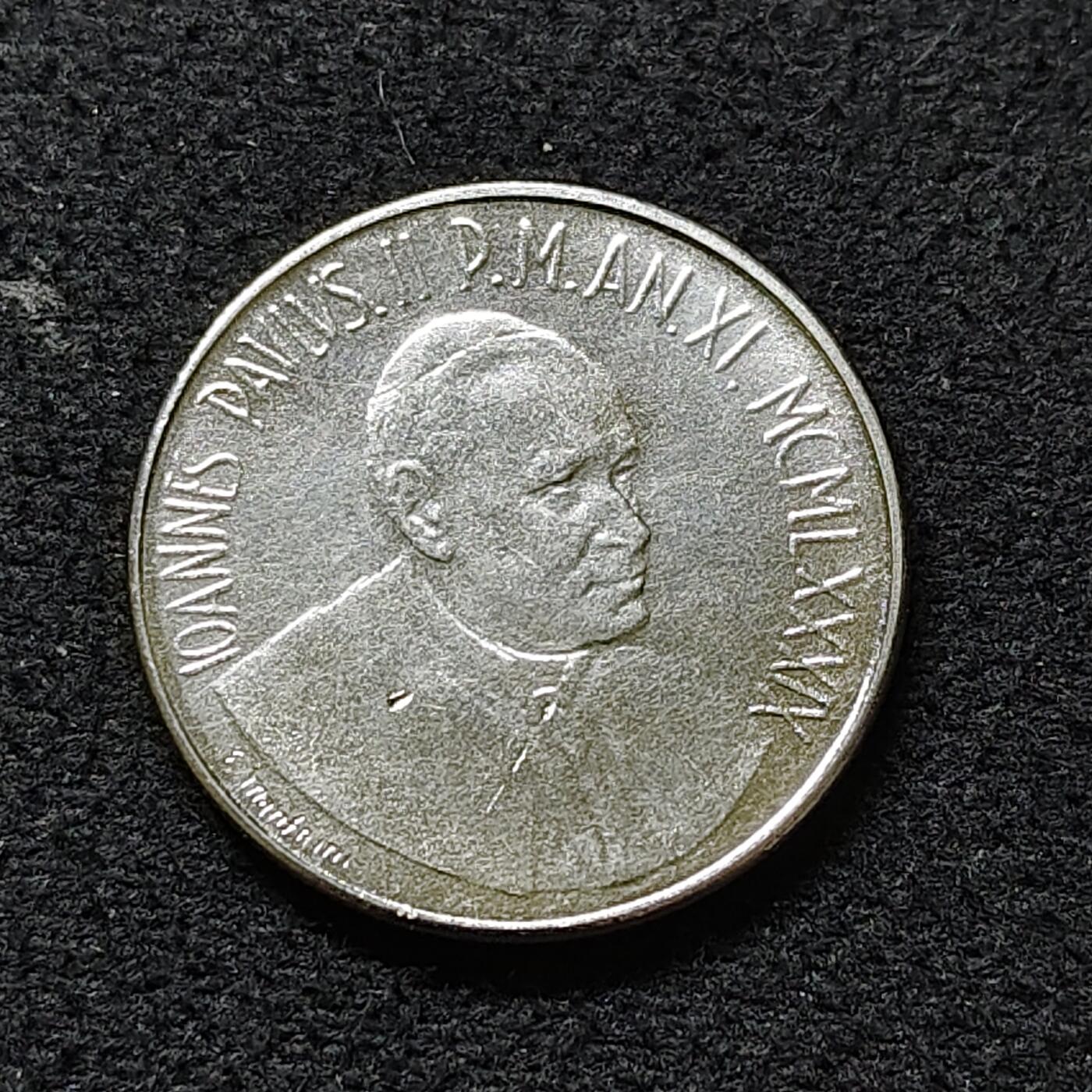 【全场包邮】纯粹捡漏拍478场（免费代拍第15场） 梵蒂冈1989年50里拉