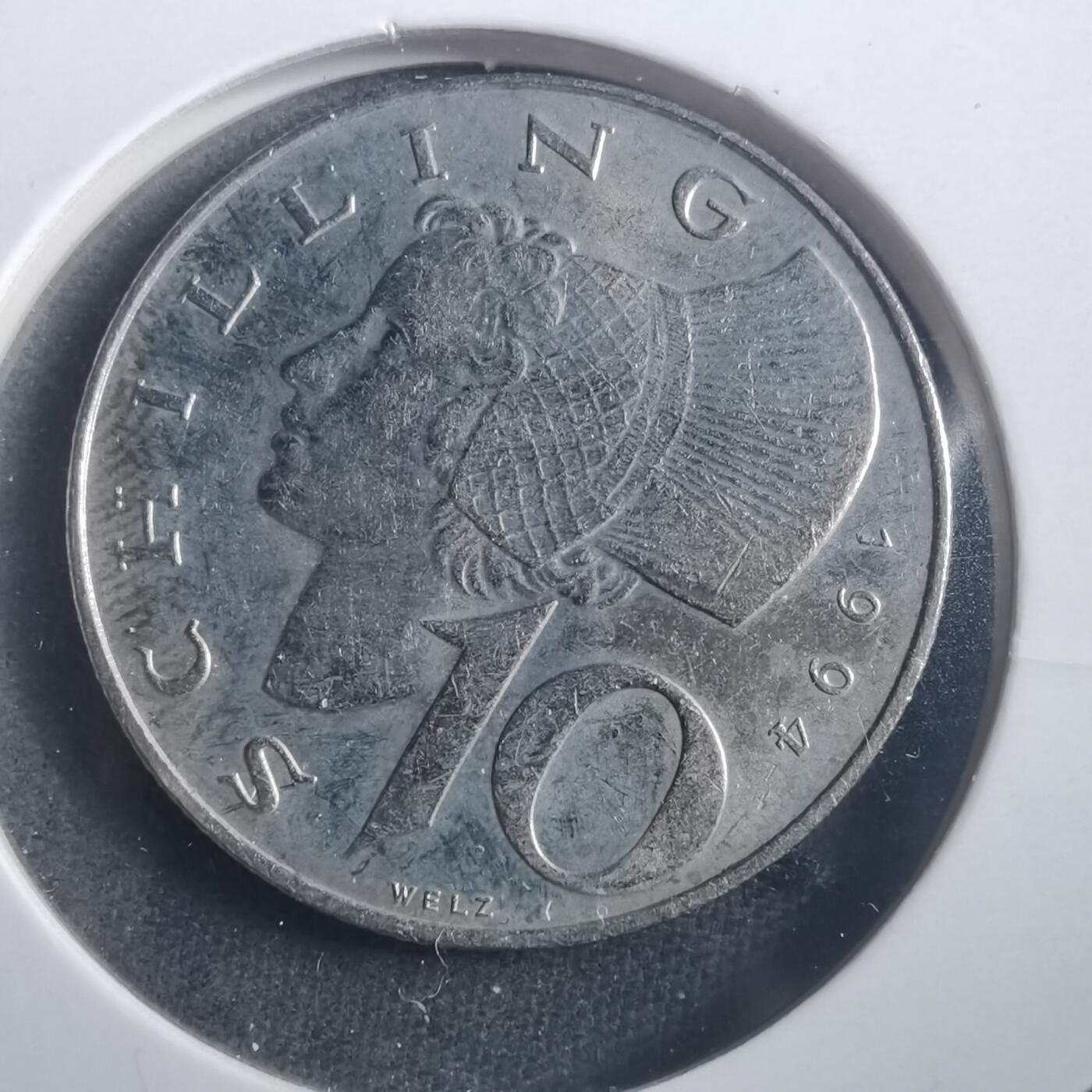 沼泽如烟--第904场 奥地利1994年10先令纪念币