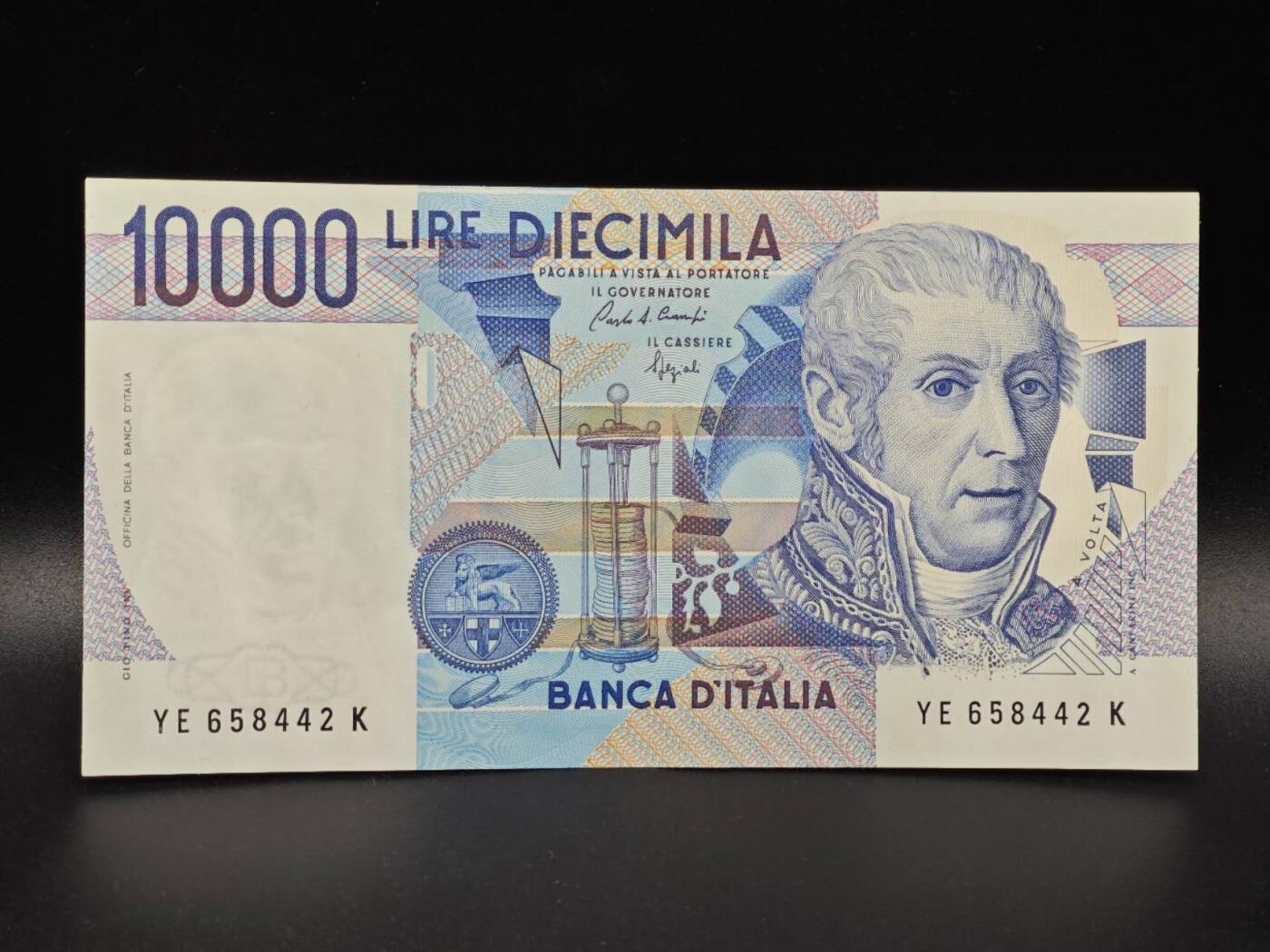 【淘币小摊】限时拍第八百拍  纸币场  满百包邮可预留两周  周一统一发货  意大利10000里拉