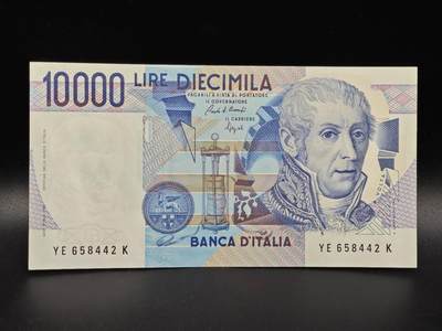 【淘币小摊】限时拍第八百拍  纸币场  满百包邮可预留两周  周一统一发货  - 意大利10000里拉