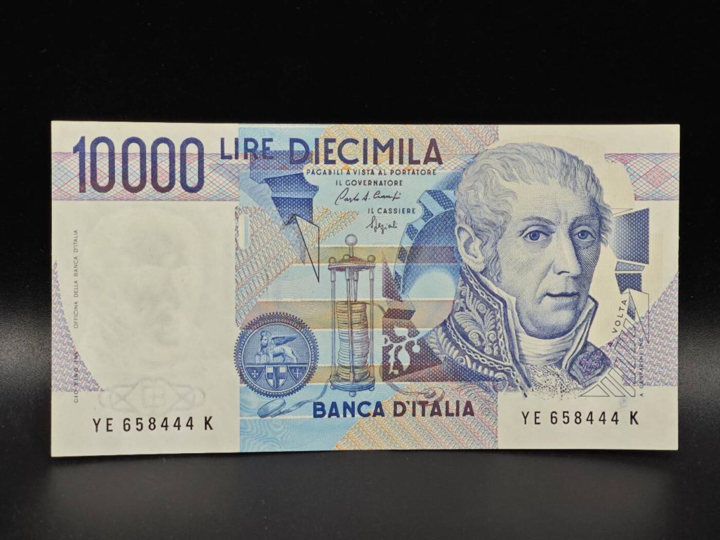 【淘币小摊】限时拍第八百拍  纸币场  满百包邮可预留两周  周一统一发货  意大利10000里拉