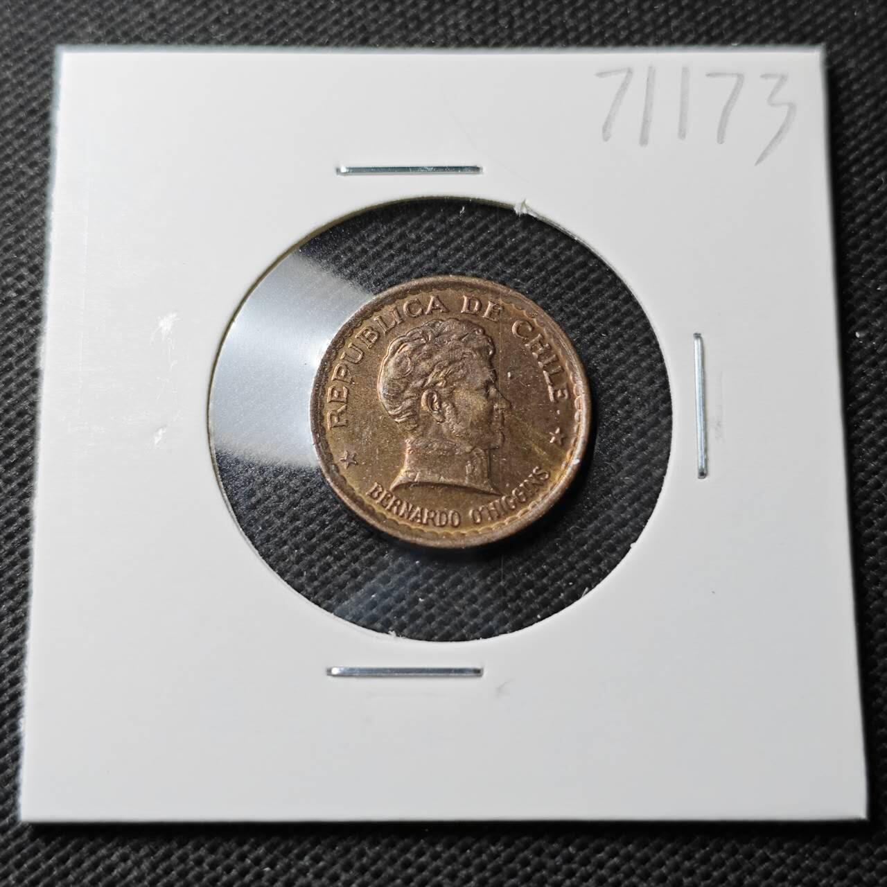 KK钱币收藏小铺  第371场  2月预留时间 周末发货  1952智利20分铜币