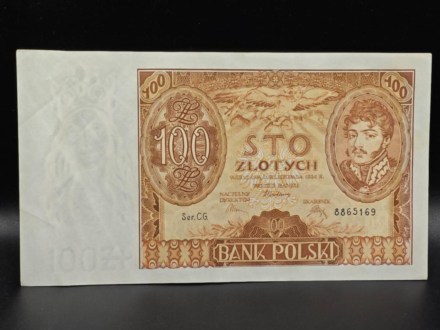 【淘币小摊】限时拍第八百拍  纸币场  满百包邮可预留两周  周一统一发货  波兰1934年100兹罗提