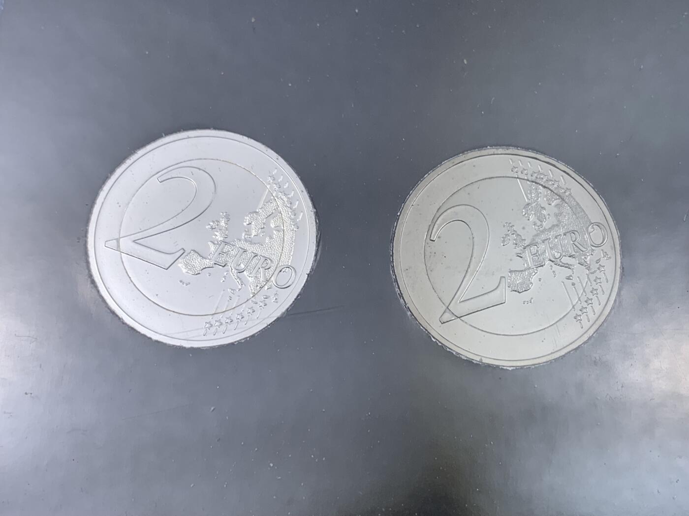 《竞宝斋》第438场 周日，周一，周二 3场连拍 （全场包邮） 德国 2012年 天鹅堡 2欧 镀4种贵金属 册装 非常少见品种 细节见图