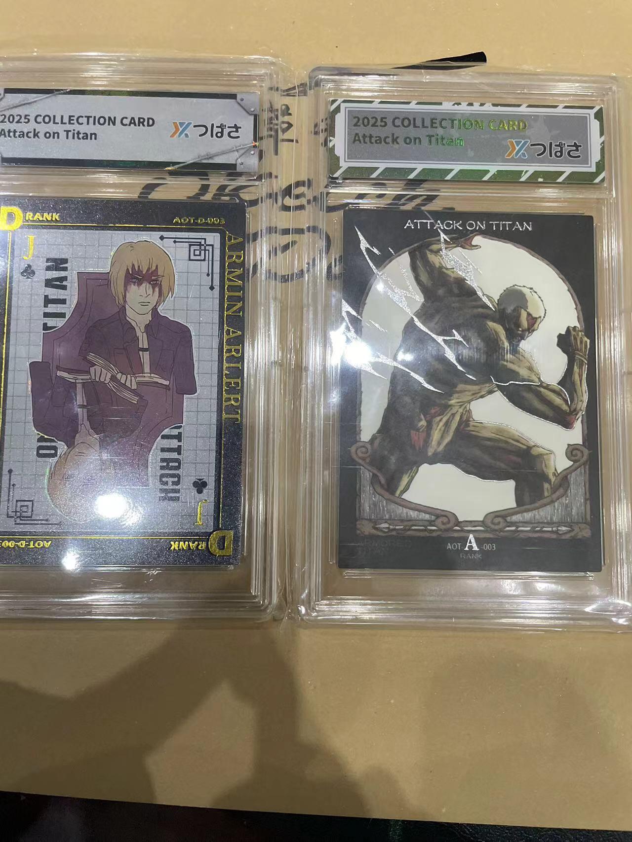 寸草不生拍卖 第十四期  进击的巨人 纯白誓约  纪念卡砖2个