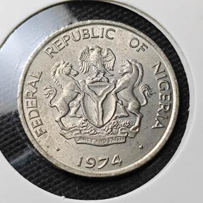 KK钱币收藏小铺  第372场  2月预留时间 周末发货 -  1974尼日利亚10考包