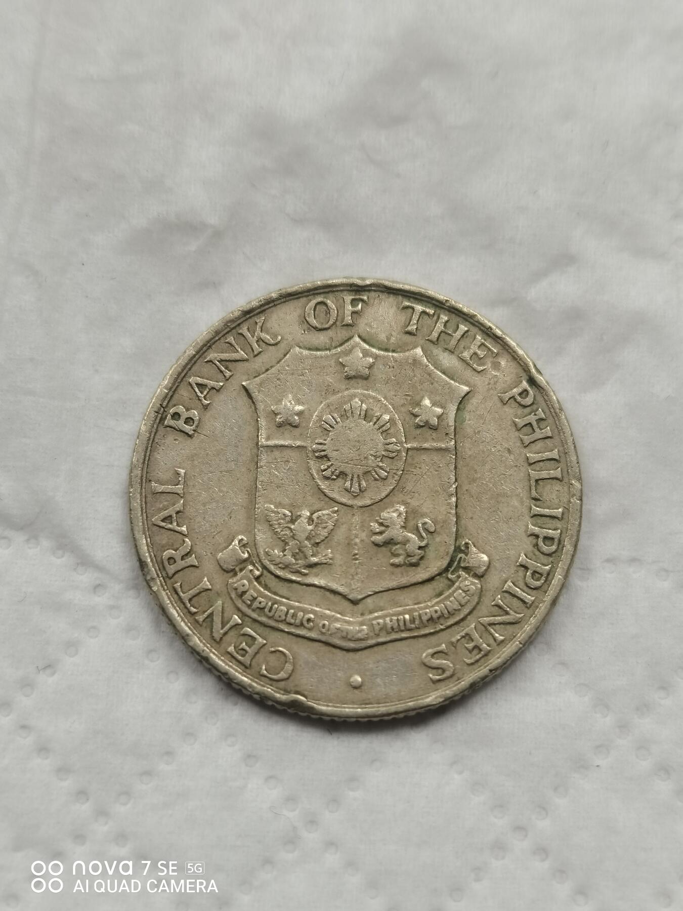 外国钱币 64年菲律宾打铁女神25分