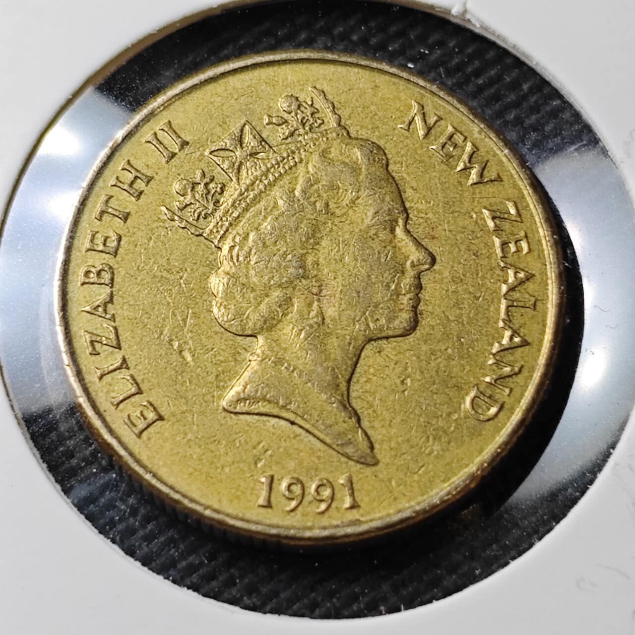 KK钱币收藏小铺  第371场  2月预留时间 周末发货  新西兰1元