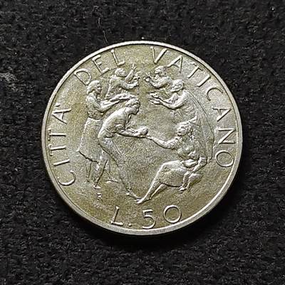 【全场包邮】纯粹捡漏拍478场（免费代拍第15场） - 梵蒂冈1989年50里拉